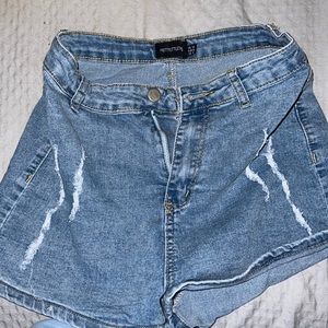 Pretty little thing denim shorts